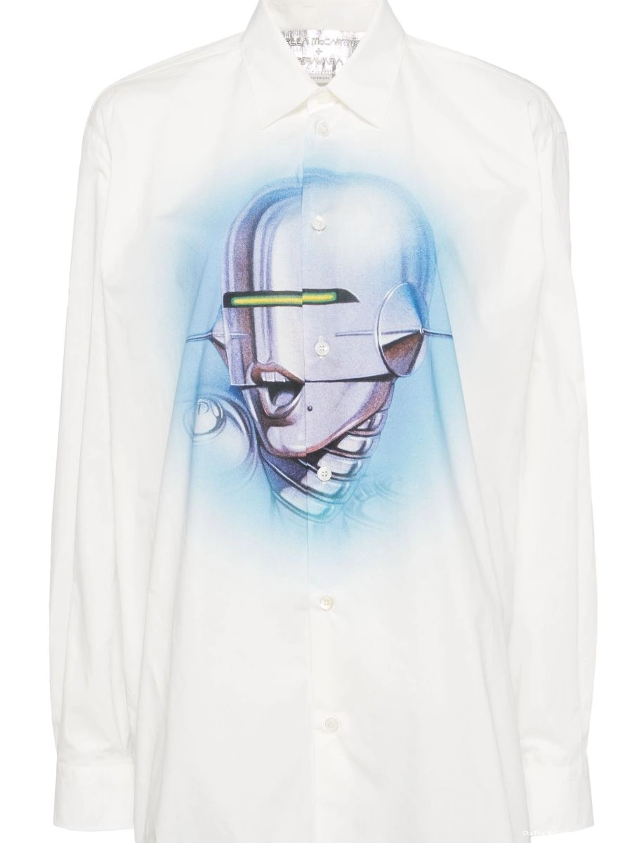 Cheap cotton Robot Sorayama Stella x Women shirt McCartney Sexy 0805